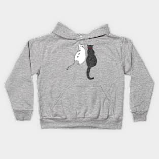 two cute cats Kids Hoodie